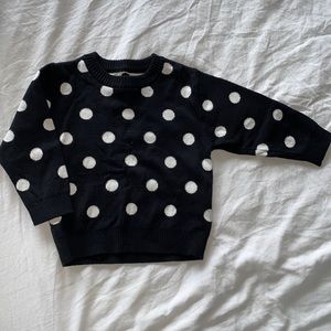 même. Polka Dot Knit Sweater